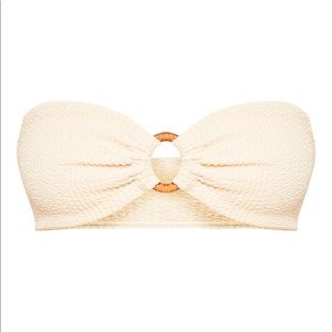 Sand Crinkle Bikini Top